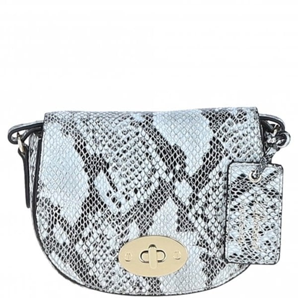 Ashwood 'Borsa della Moda' Real Leather Saddle Crossbody Bag: 63753