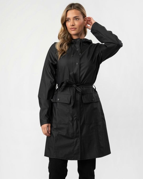 Rains Curve Womens Jacket - 01 Black