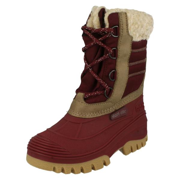 Start-rite Girls Startrite Warm Lined Boots Rustic