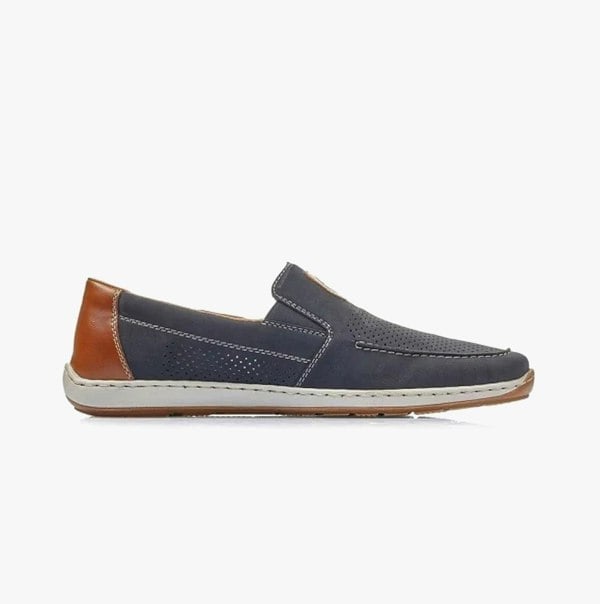 Rieker 08866-15 Mens Shoes - Blue