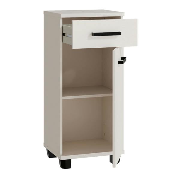 Furniture To Go Veris Bathroom Cupboard with 1 Door & 1 Drawer in Sand