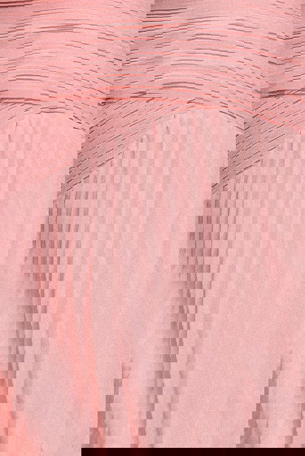 Balloon Sleeve Chiffon Maxi Dress - Blush Pink DR3041QZ