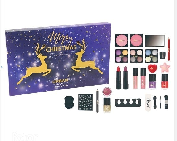 Love Urban Beauty Vegan Makeup Advent Calendar - 24 Day Cosmetic Beauty Gift Set