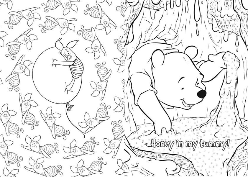 Disney: Winnie The Pooh Colouring | 90+ Pictures to Colour Featuring Pooh, Tigger, Piglet & Eeyore