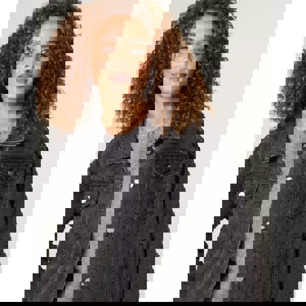 Blue Vanilla Embellished Denim Jacket