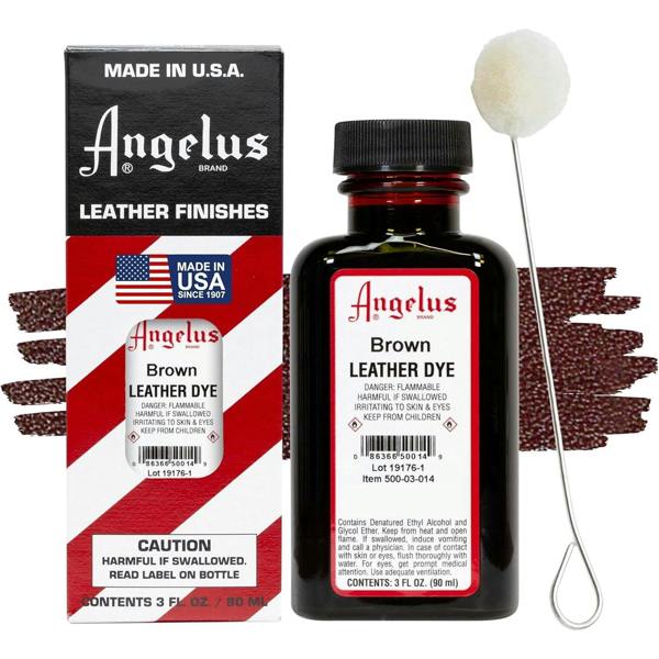 Angelus Leather Dye - Permanent Deep Penetrating Colour Change 3oz