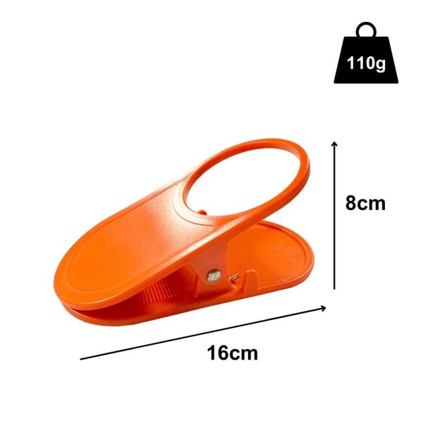 Orange Drink Holder Table Clip OLPRO