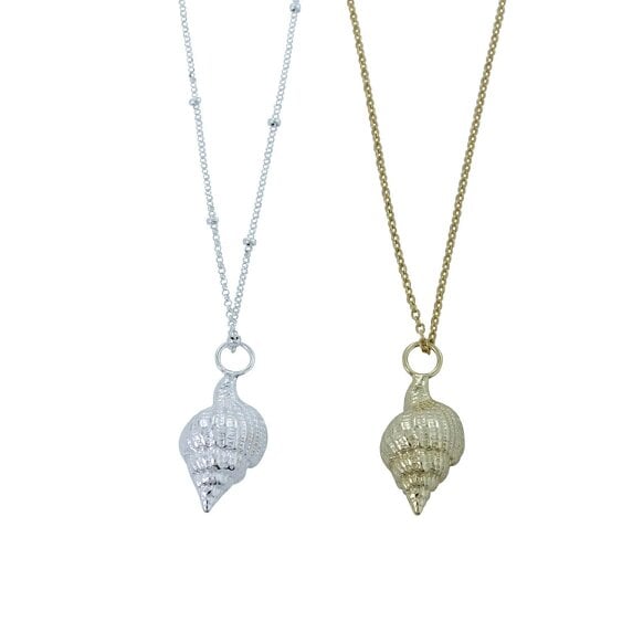 Reeves & Reeves Spiral Shell Necklace