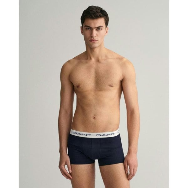GANT 3-Pack Mens Cotton Jersey Trunks - 105 Multicolor
