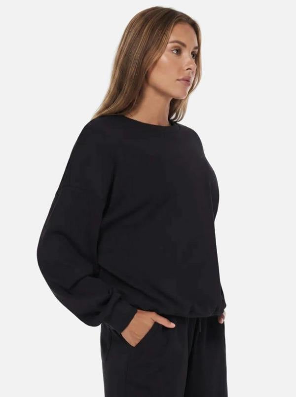 Anniou Relaxed Fit Crewneck Sweatshirt