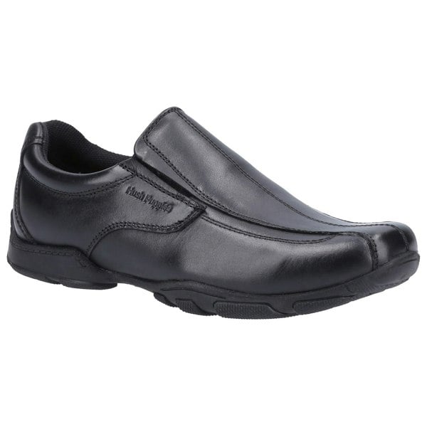 Hush Puppies Elijah Senior Leather Boys's Black Loafers