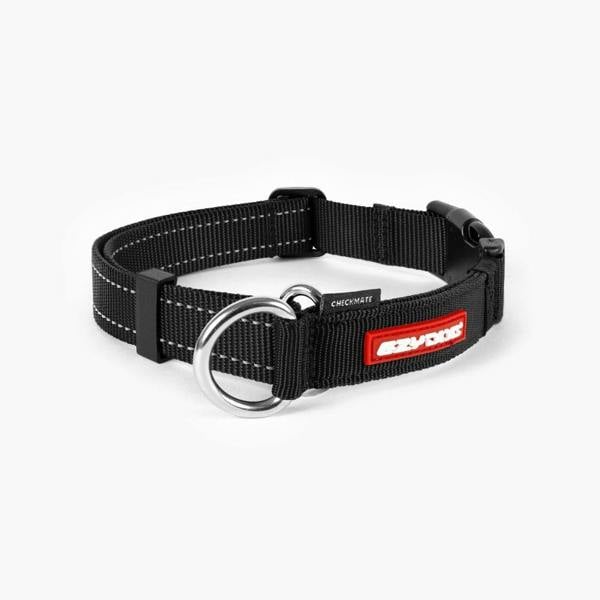EzyDog Checkmate Collar in Black