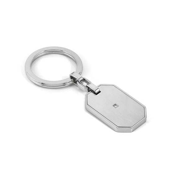 Strong Diamond Stainless Steel Keyring - 028336/038