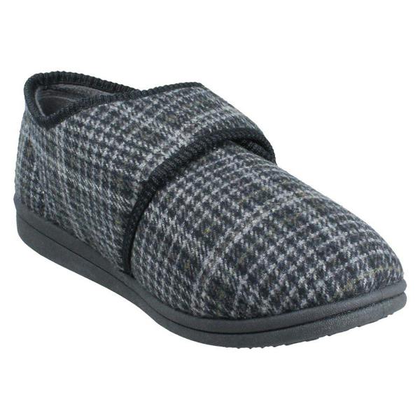 Padders Mens Padders Memory Foam Slippers James II