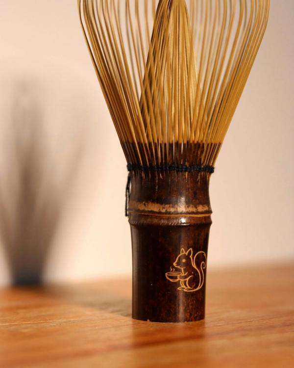brut tea "SHIN" Purple Bamboo Chasen - Handcrafted Matcha Whisk