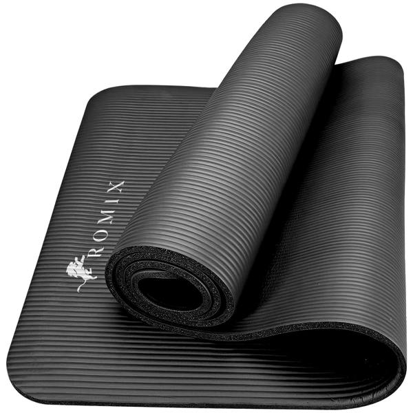 ROMIX Yoga Mat 15MM Black