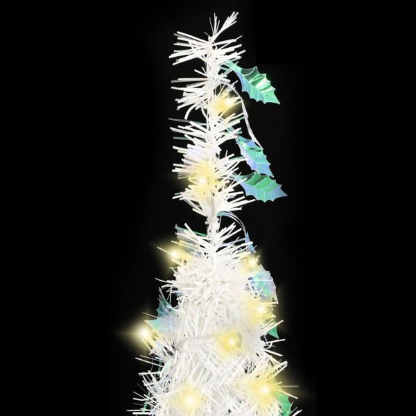 Berkfield Artificial Christmas Tree Pop-up 150 LEDs White 180 cm