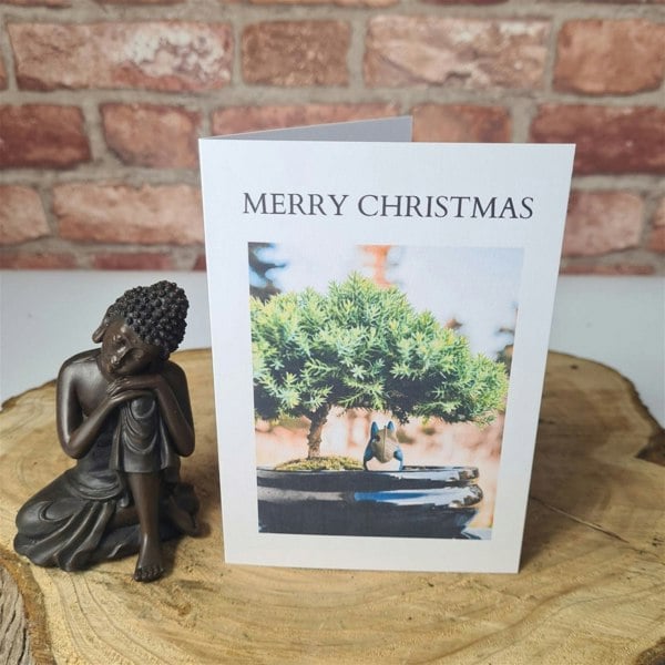 Yorkshire Bonsai Personalised Greeting Card "Merry Christmas"