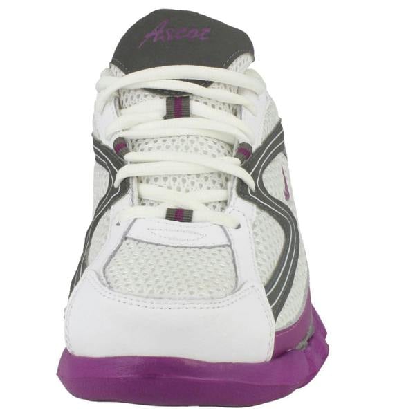 Ladies Ascot Casual Lace Up Trainers Spring Wave