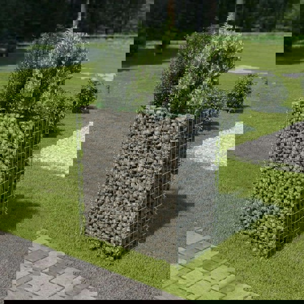 Berkfield Gabion Raised Bed Galvanised Steel 90x50x100 cm