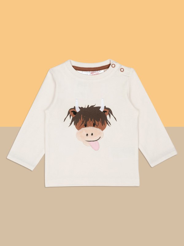 Neutral Highland Cow Top - Blade & Rose UK