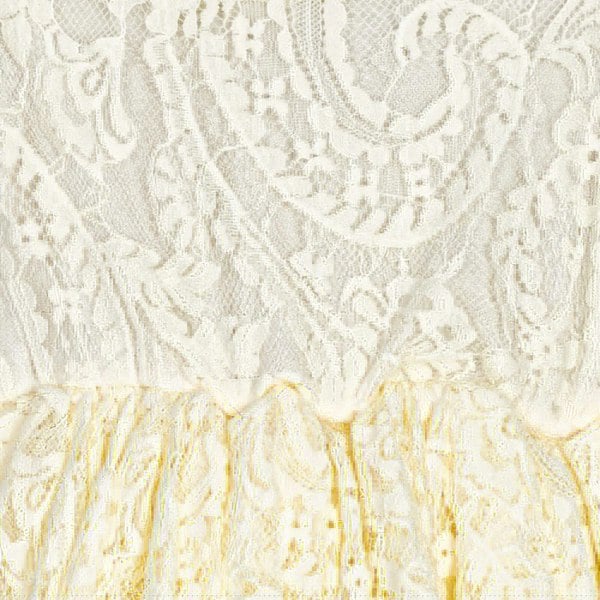 close up waistline gathering detail