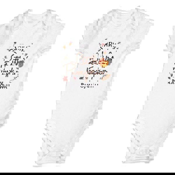 Personalised Memento Company Personalised Little Pumpkin Baby Vest