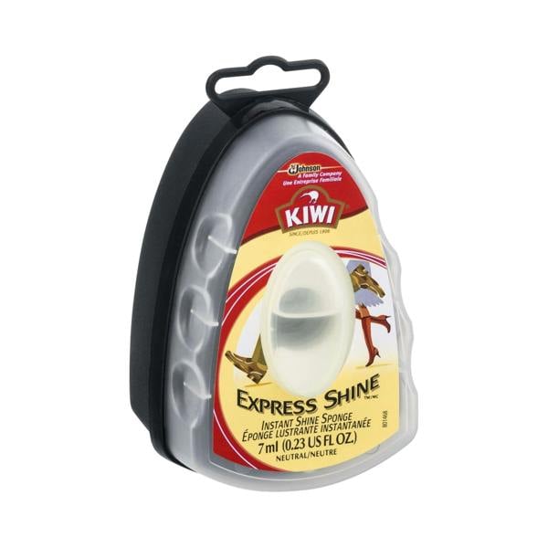 Kiwi Express Shine Sponge - Instant Buff-Free Gloss for Smooth Leather