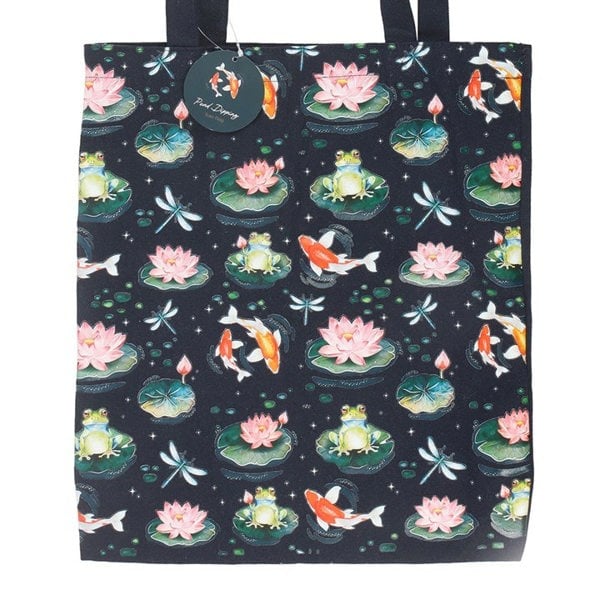 Serano Pond Print Polycotton Tote Bag