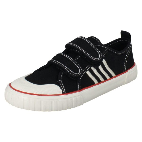 Start-rite Childrens Unisex Startrite Canvas Tide - Black/White - F