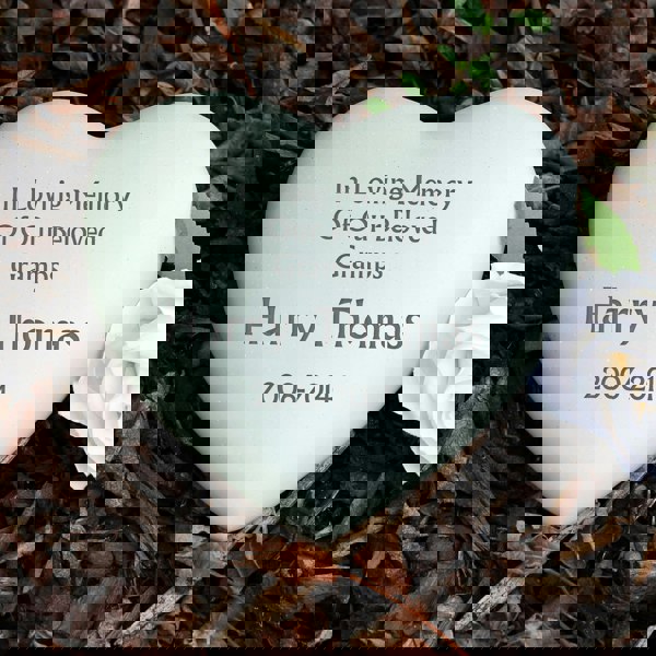 Personalised Memento Company Personalised Heart Memorial