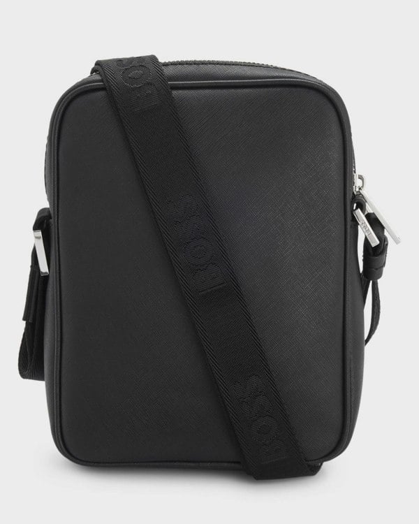 BOSS Orange Mens Zair_NS zip Mens Bag 50483566 - Black 001 - CHO - Designer Mens Bags