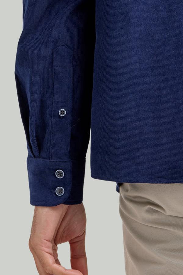 Navy Corduroy Shacket
