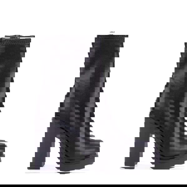 Steve Madden Womens/Ladies Mesmerize Block Heel Ankle Boots - Black