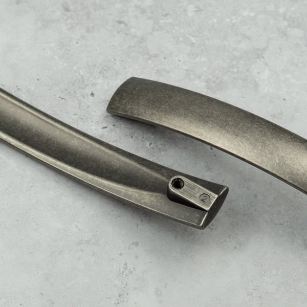 Handle & Home Antique Pewter Bow Cabinet Handle