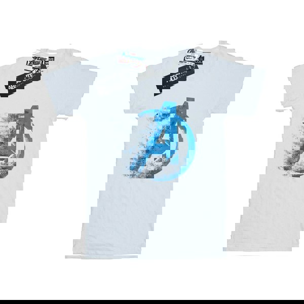 Marvel Boys Avengers Endgame Dusted Logo T-Shirt - White