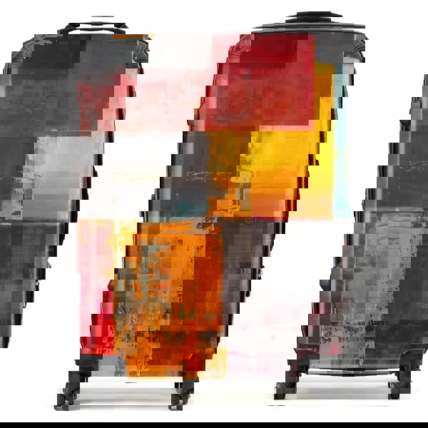 Warren Reed Golden Blocks Of Abstract Suitcase