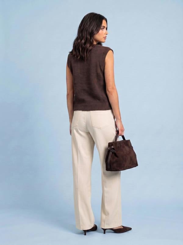 Urban Bliss Wool Blend One Button Vest