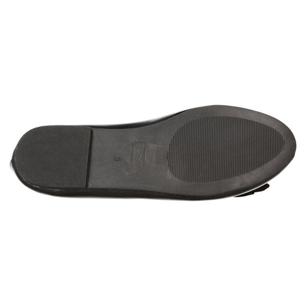 Spot On Ladies Spot On Flat Comfort Wide Ballerina Shoes F80588