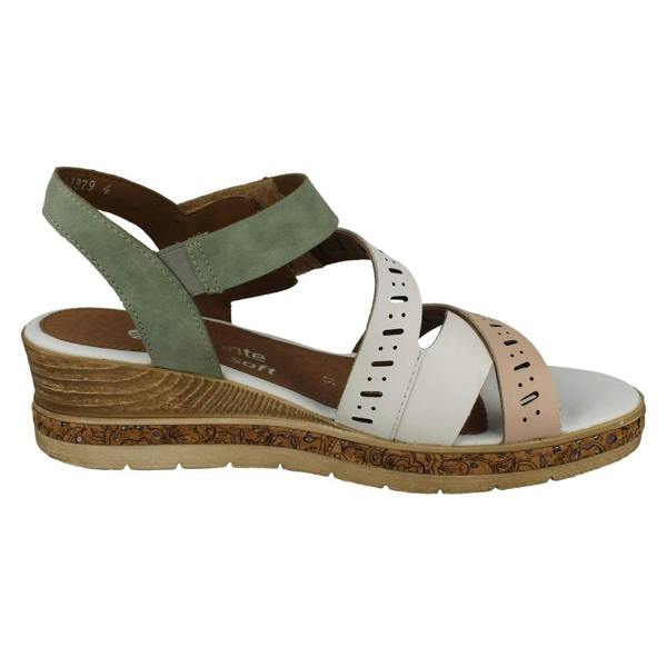 Remonte Ladies Remonte Smart Casual Sandals With A 5cm Wedge Heel D3064