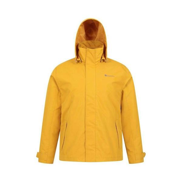 Mountain Warehouse Mens Fell 3 in 1 Water Resistant Jacket - Yellow - 