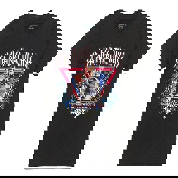 Stranger Things Unisex Adult Eleven 87 Tour Back Print T-Shirt - Black