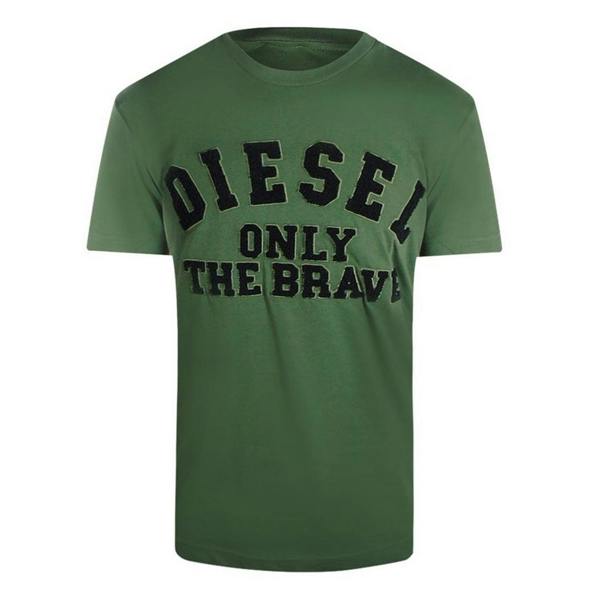 Diesel Unisex Adult Only The Brave T-Shirt - Green - 