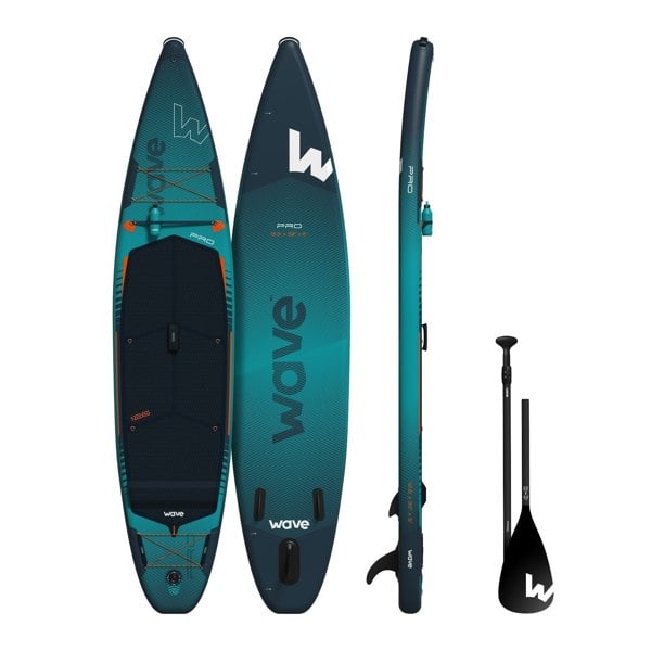 Wave Pro 2.0 SUP | Inflatable Paddleboard & Accessories | 12'6ft