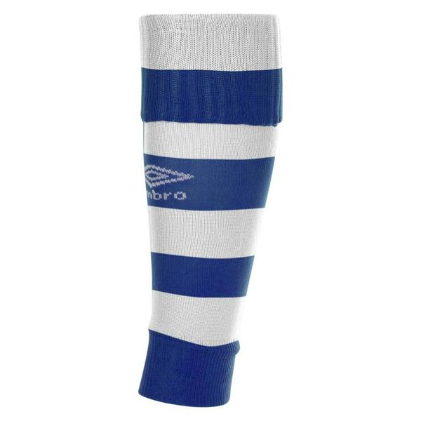 Umbro Childrens/Kids Hooped Leg Sleeves - Royal Blue/White - 