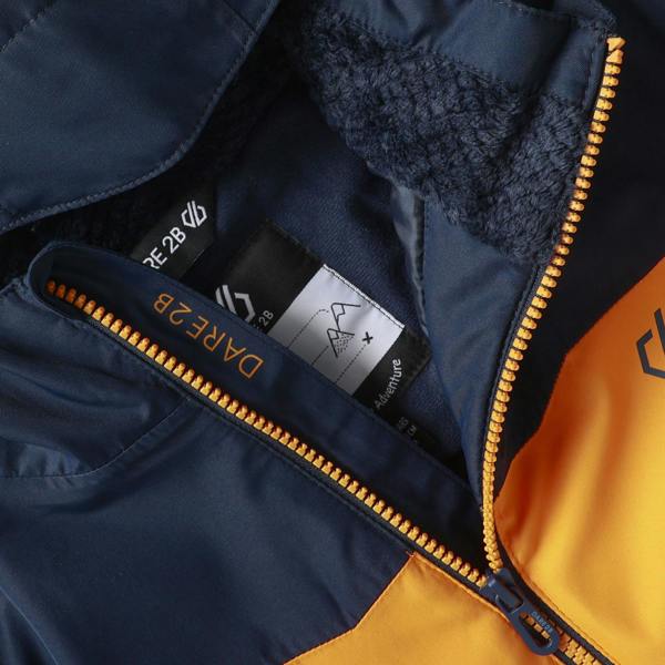 Dare 2B Childrens/Kids Piste Two Tone Ski Jacket - Electric Orange - 