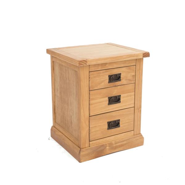 Cabinet Bits Lucca 3 Drawer Bedside Table