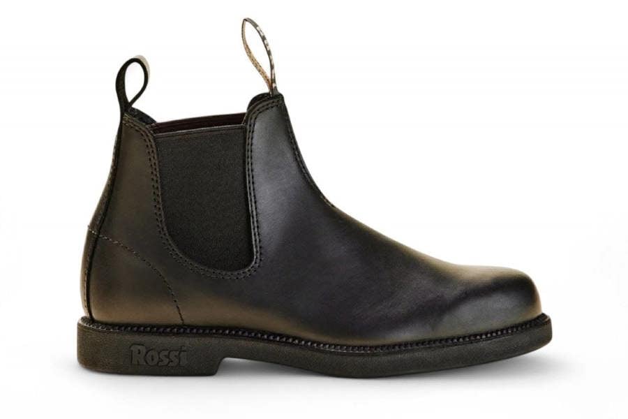 Rossi Boots Rossi 607 Booma Black Leather Chelsea Boots