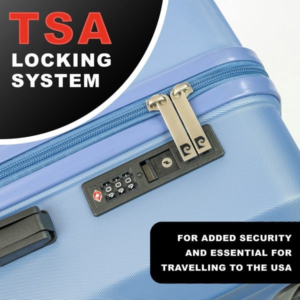 Pierre Cardin Soleil Hard Shell Suitcase Wheeled Luggage