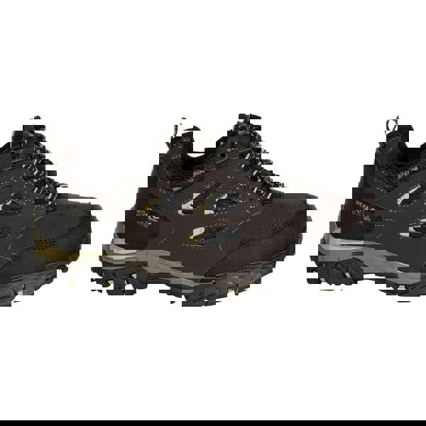 Regatta Mens Holcombe IEP Low Hiking Boots - Peat/Gold Fawn - 